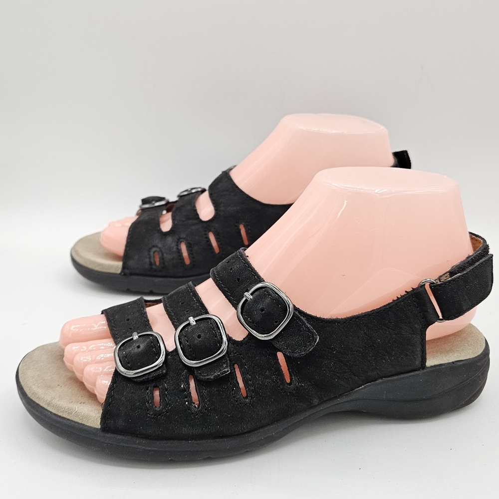 Clarks Saylie 3 strap sandals size 6 - Picture 2 of 15